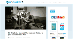 Desktop Screenshot of dadsforcreativity.com